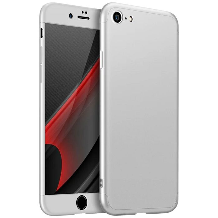 Кейс 360° градуса мат за Apple iPhone SE 2020 + стъклен протектор
