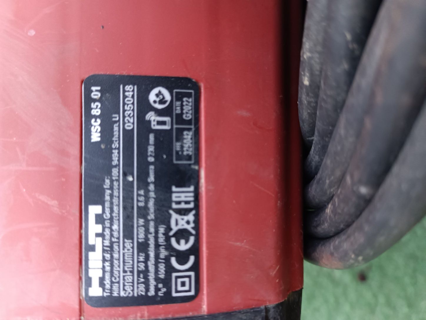 Circular Hilti WSC85