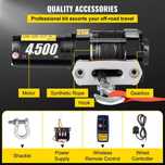 REDUCERE ! Troliu 4500 LBS 2041kg cu sufa sint. Atv,Jimny,Vitara,Pinin