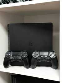 PlayStation 4 PS4 slim + 4 топовые игры+ 2 джойстика Гарантия