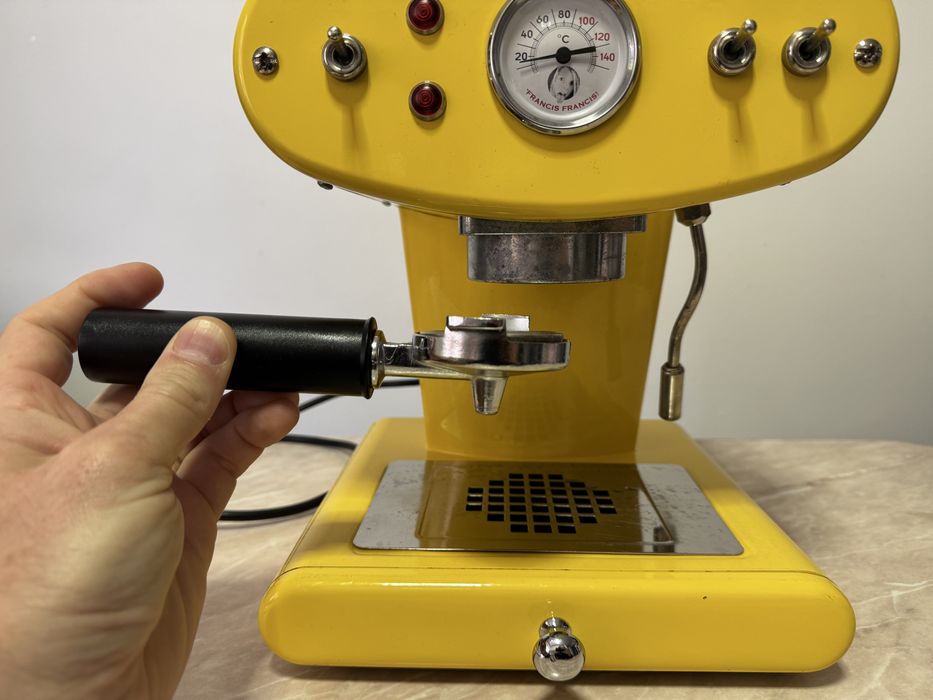 Espressor Francis Francis X1 v2 – Ediție Galbenă Rară – Made in Italy