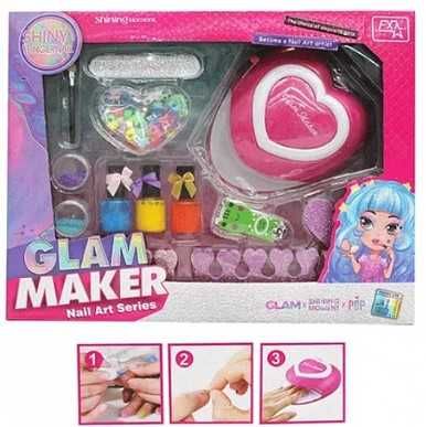 Детски комплект за маникюр със сушилня за изкуствени нокти