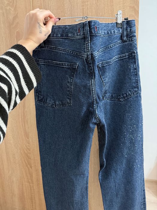 Дънки с камъни Зара