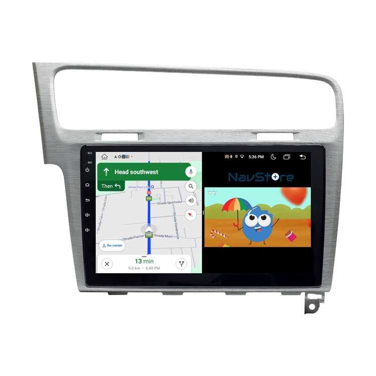 Navigatie Android Dedicata 10Inch, Bluetooth, VW/Volkswagen Golf 7