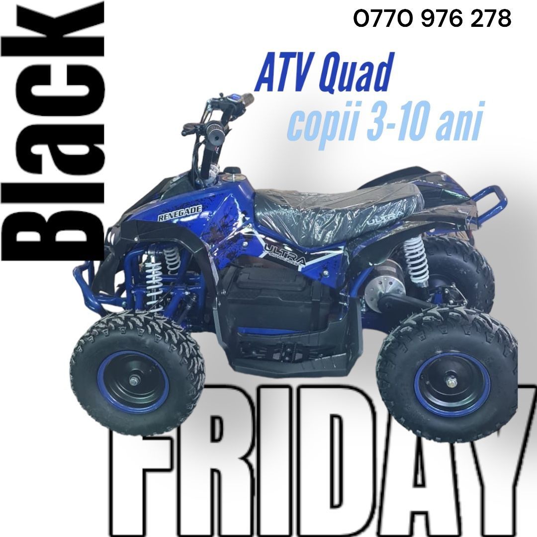 Atv Quad adus din Germania pentru copii cu motor pe benzina 49cc