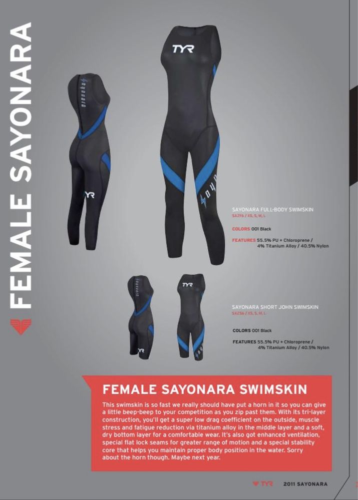 Costum nou inot concurs triatlon TYR Pool sayonara dama M