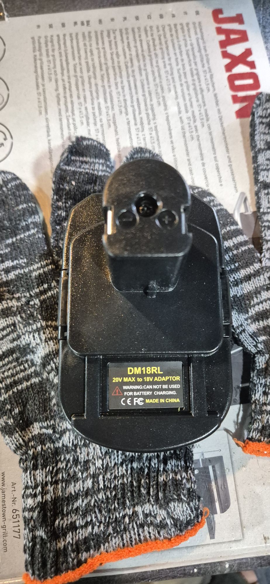 Адаптор за батерия винтоверт dewalt