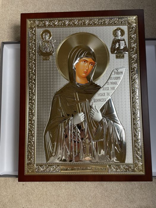 Icoană argint Sf. Parascheva