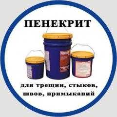 Пенекрит Гидроизоляция трещин швов стыков вводов коммуникации