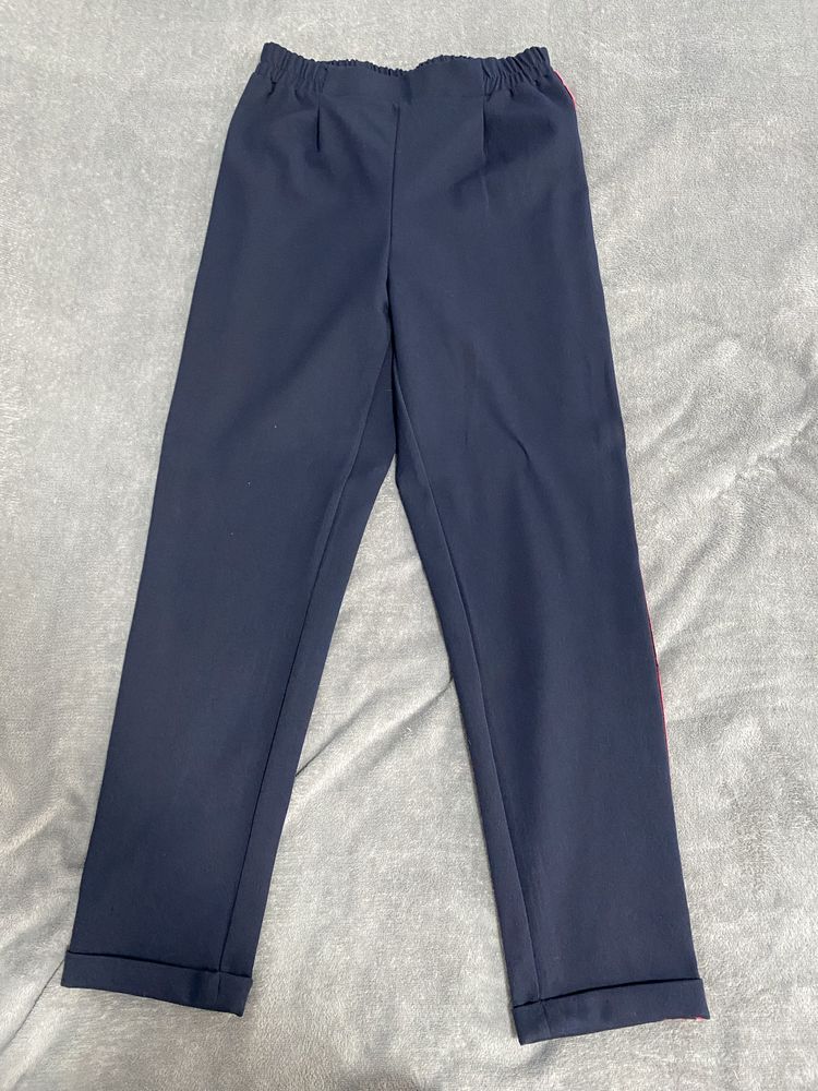 Pantaloni office/casual LC Waikiki 34/xs, albastru inchis/roz, NOI