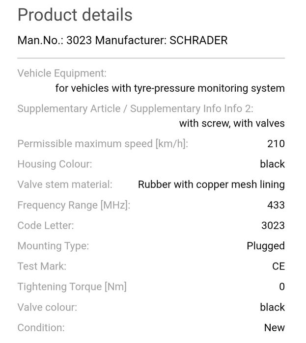 TPMS Сензор Датчик за Форд