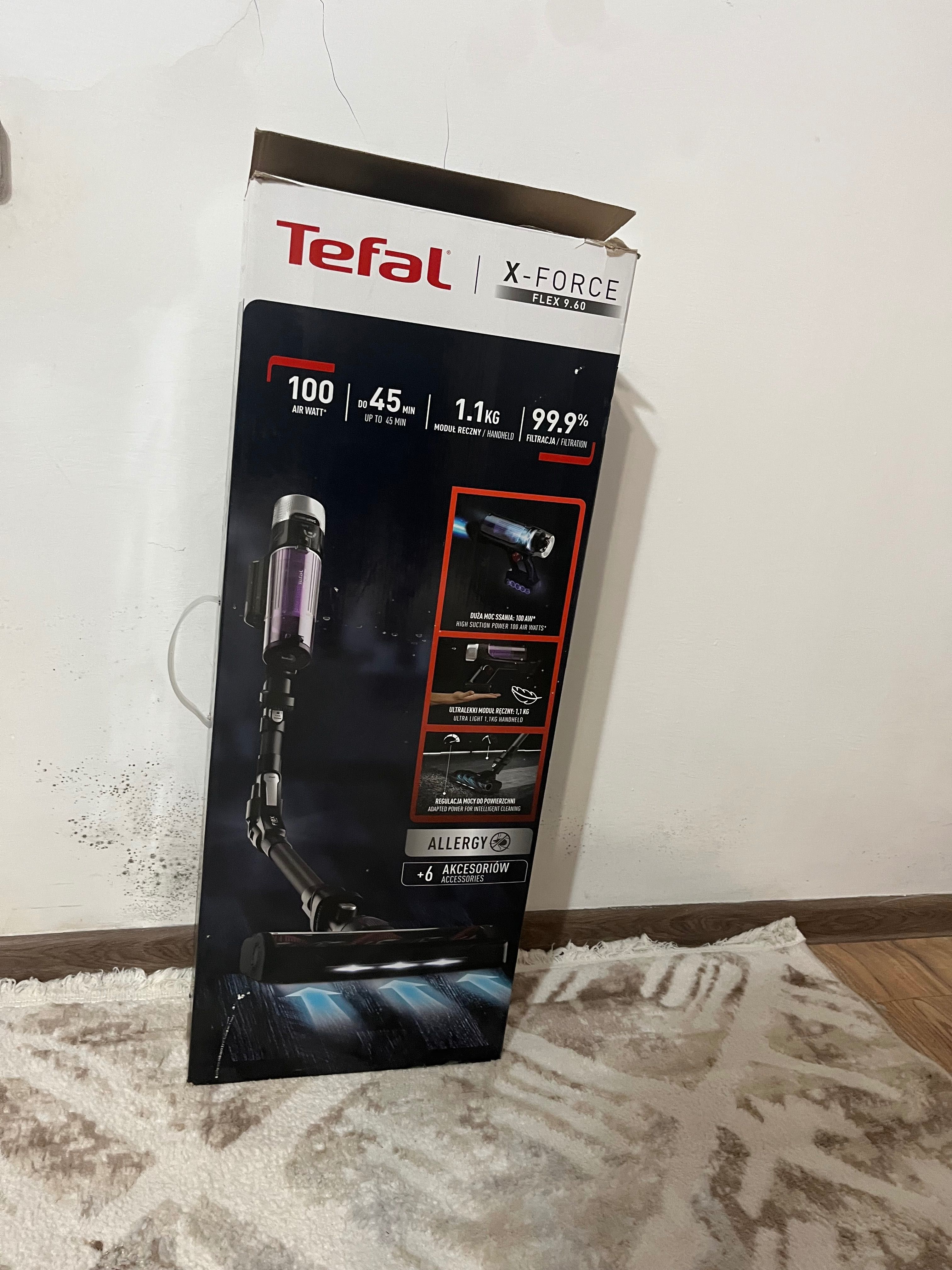 Продам вертикальный пылесос Tefal x-force