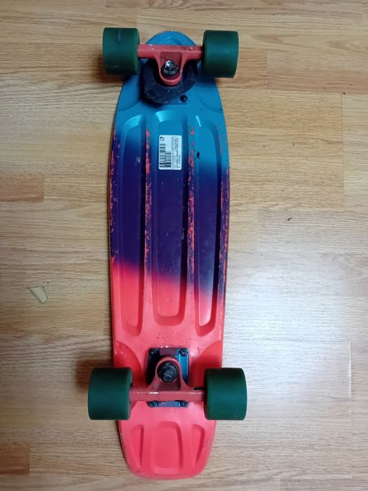 Skateboard Oxelo Cruiser Big Yamba albastru corai