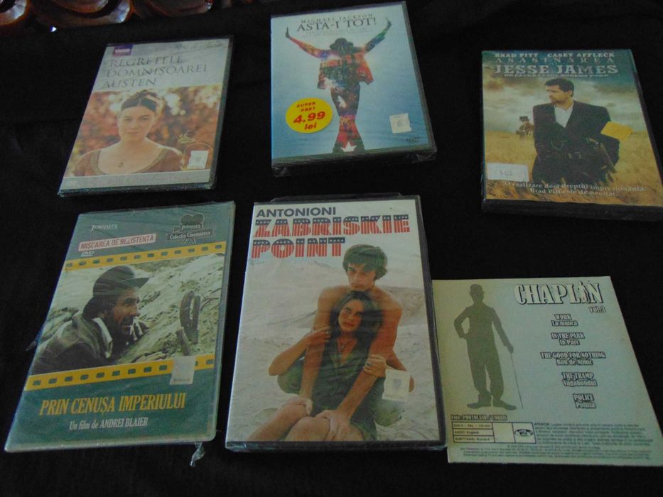 DVD-uri filme clasice străine și românești