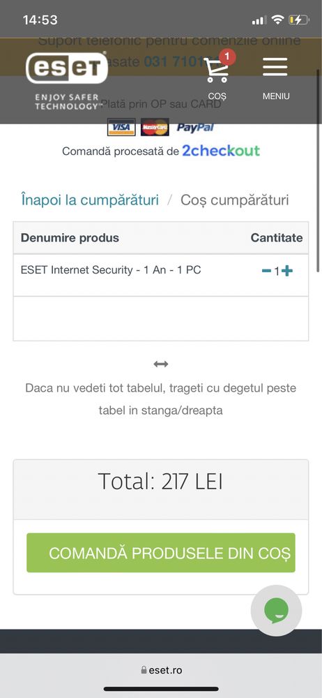 Licenta Eset Internet Security