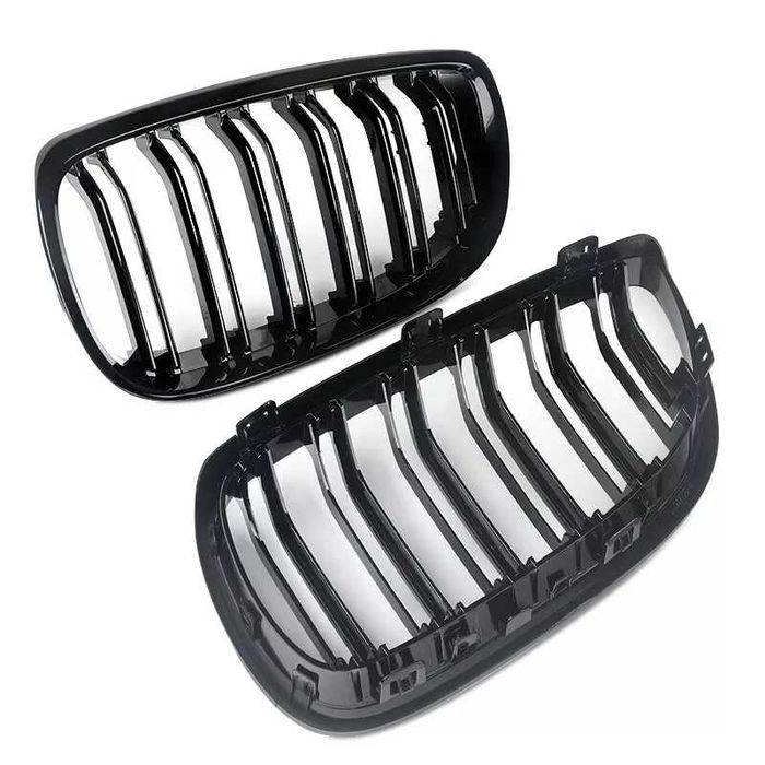 Решетки Бъбреци BMW БМВ 3 серия E92 E93 M3 Двойни Черен Гланц