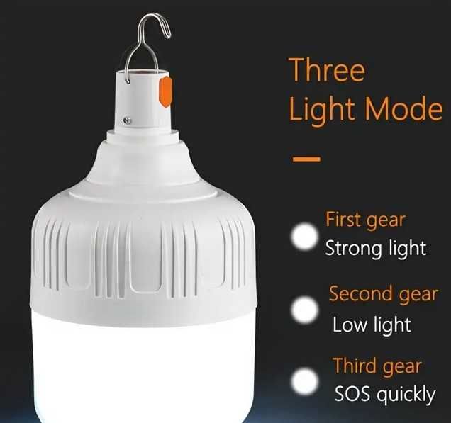 USB акумулаторна къмпинг крушка - LED