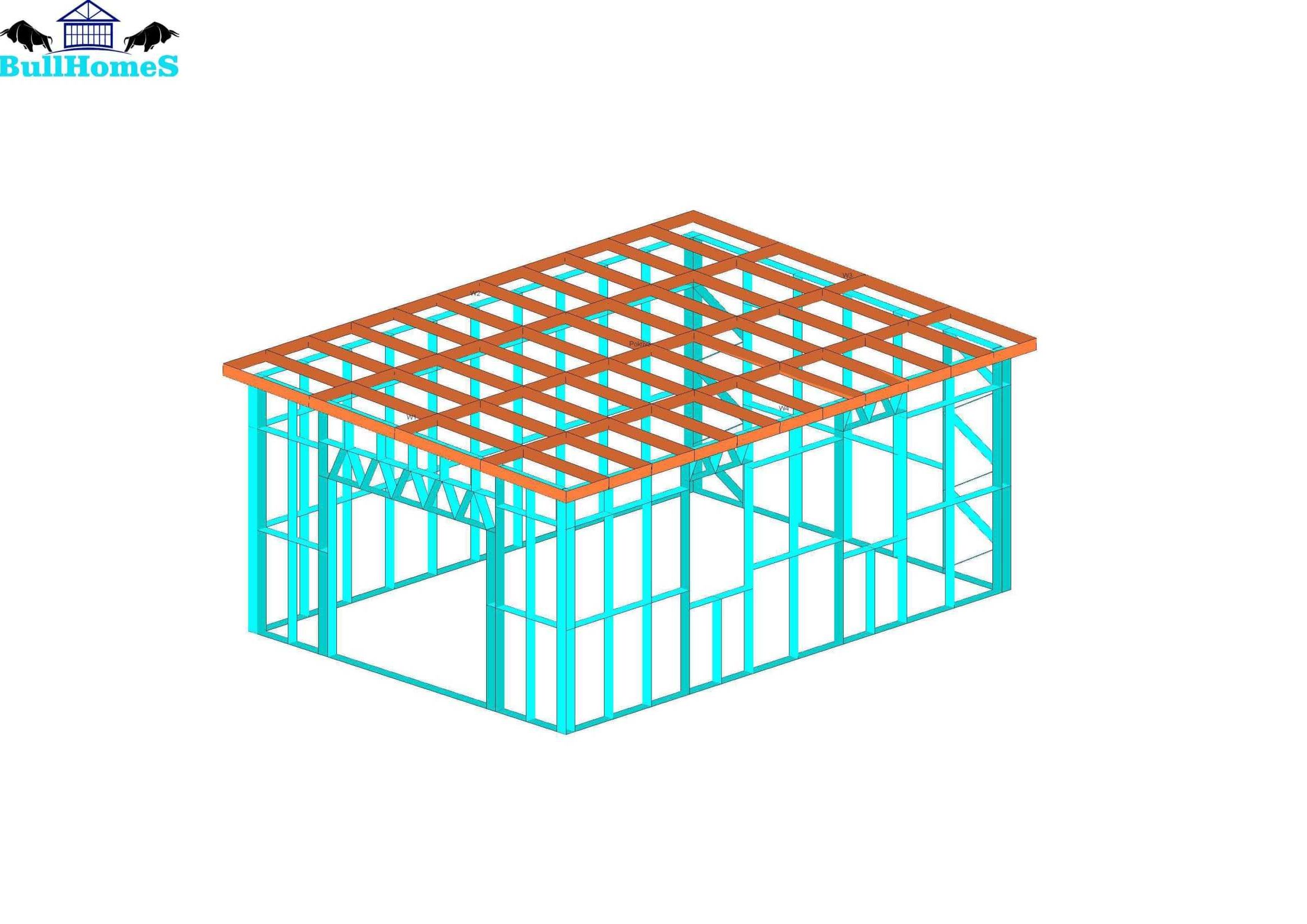 Къща, Сглобяеми къщи, Преместваеми, Модулни, Жилищни - 35м²