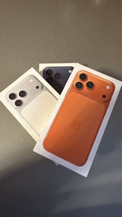 iPhone 17 Pro Max 512 GB Orange/ Silver/ Blue Sigilat Varianta cu SIM