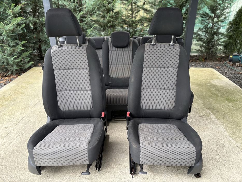 Interior vw Sharan 7N cu 7 locuri + ceturi locul 6\7