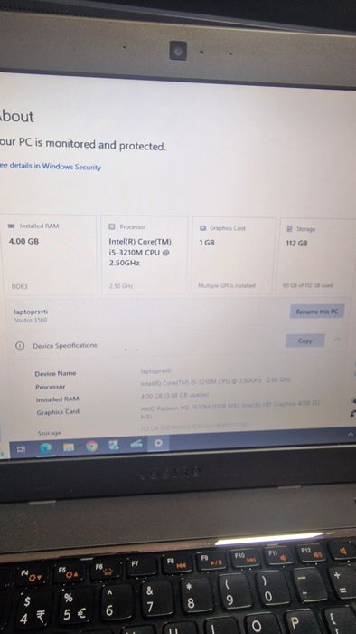 Laptop Dell vostru i5