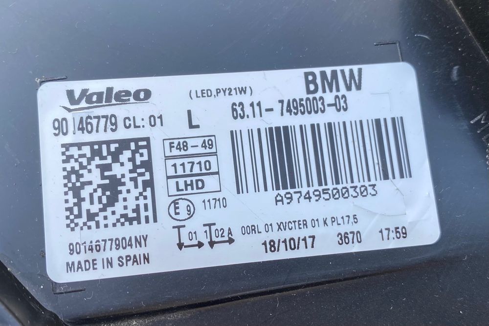Фарове far Full Led фар за Бмв Х1 Ф48 Bmw X1 F48