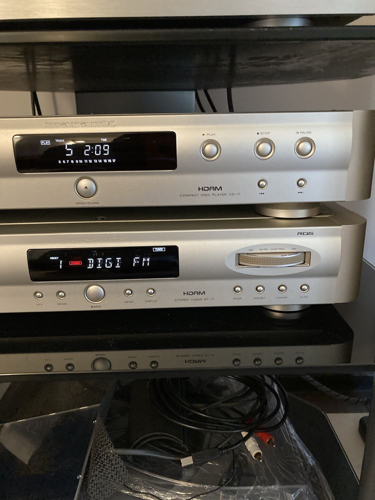 CD+tuner Marantz 17+Boxe Monitor audio Silver RX6