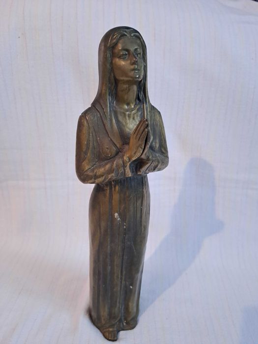 statueta bronz Fecioara Maria 40 cm 3,160 kg