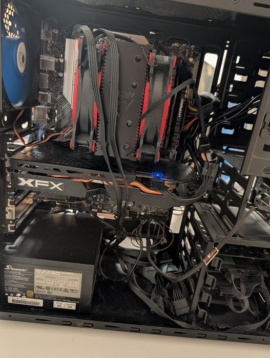 PC Gaming Complet Ryzen 5 5500 | RX 580 8GB | 32GB RAM | 1.7TB SSD |