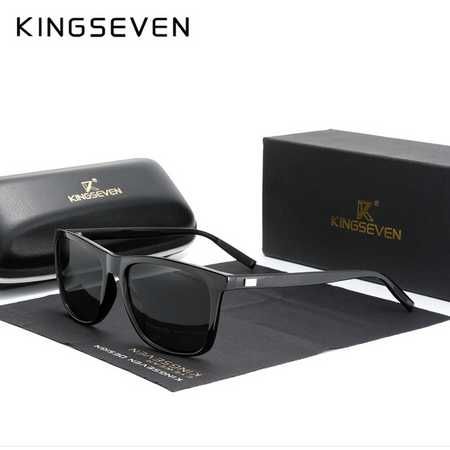 Ochelari soare KINGSEVEN Black-Grey polarizati UV400