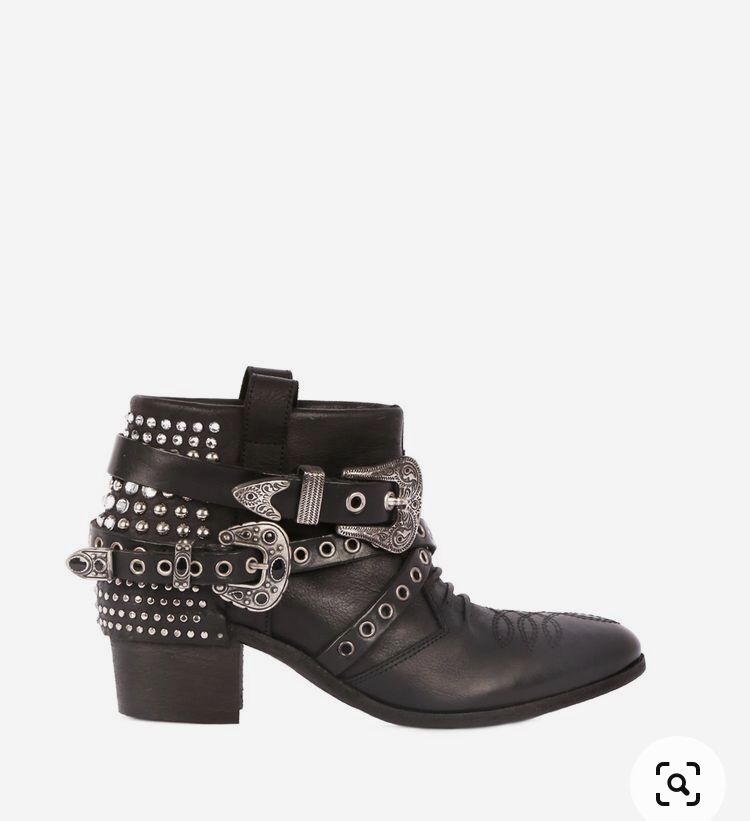 Ghete piele biker