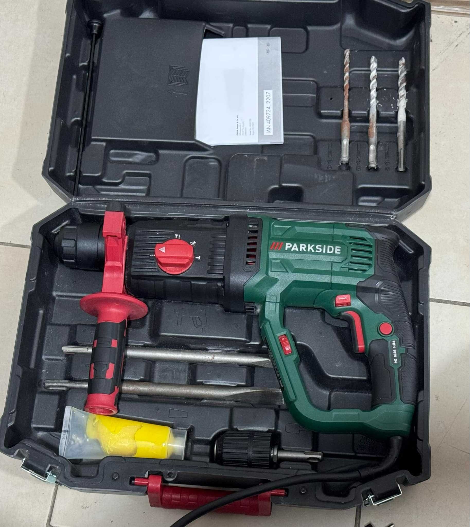 PARKSIDE SDS бормашина и чук PBH 1050 D4