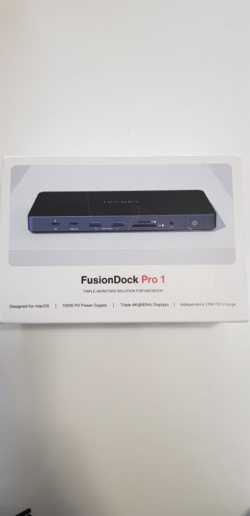 14-в-1 FusionDock Pro 1 за M1/ M2/ M3/M4 MacBook DisplayLink докинг.