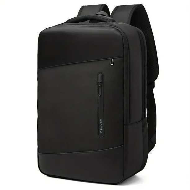 Rucsac laptop cu bretea troler, capacitate mare, negru