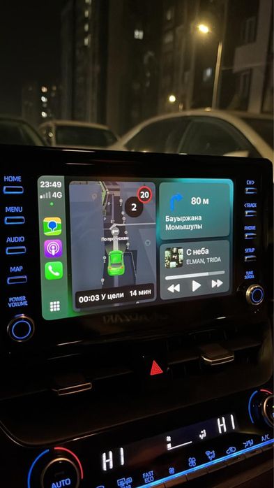 Прошивка Карплей CarPlay и Андроид авто Android auto на тойота с 2018г