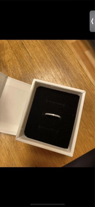 Inel Eternity Aur Alb cu Diamante