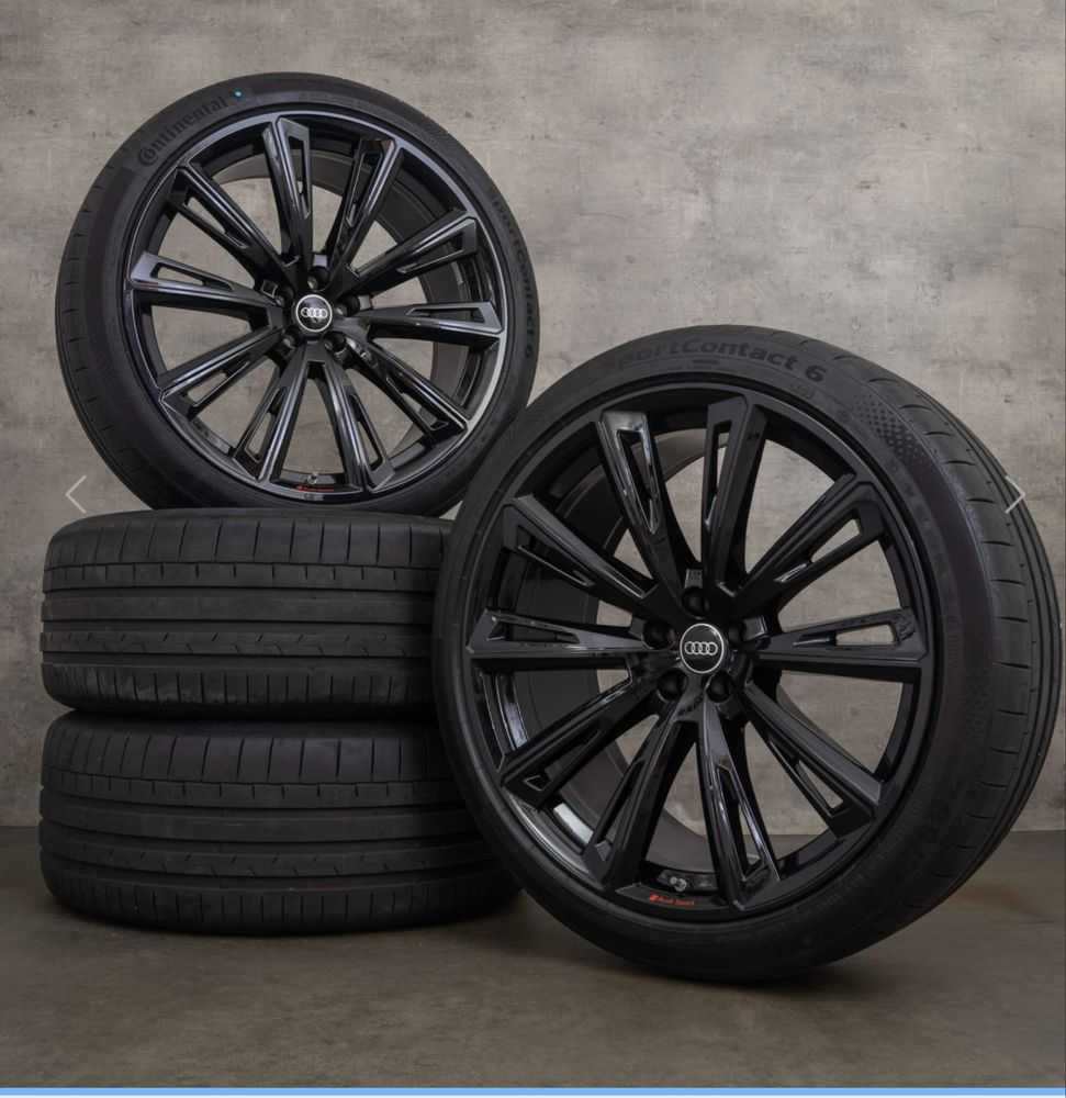 Jante Q8 RSQ8 R21 Originale Audi Sport Noi Continental de vara dot2025