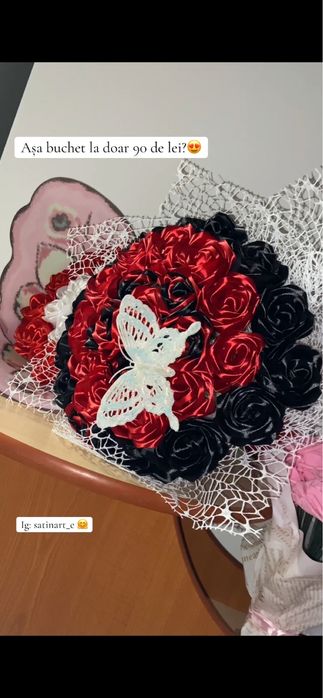 Flori din satin personalizate fix pe placul tau!