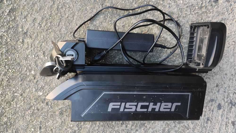 Батерия Fischer 48v със стойка, ключ и зарядно