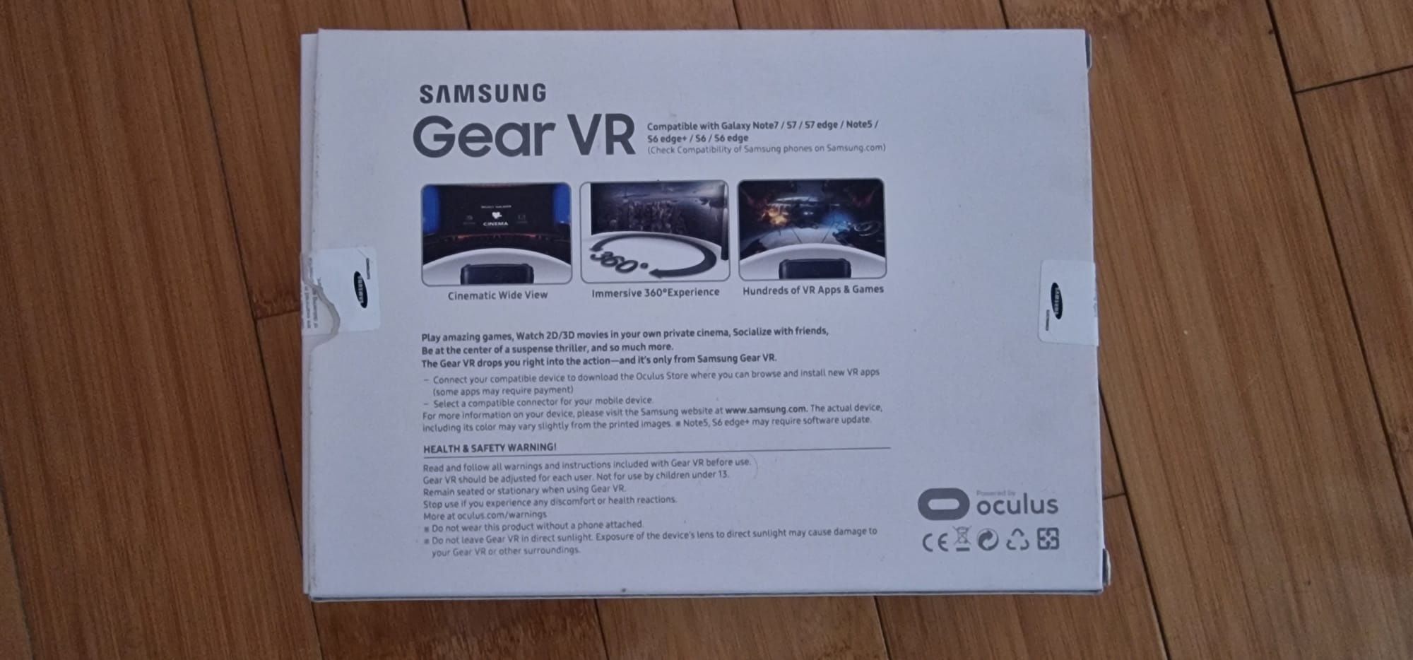 Samsung gear vr oculus