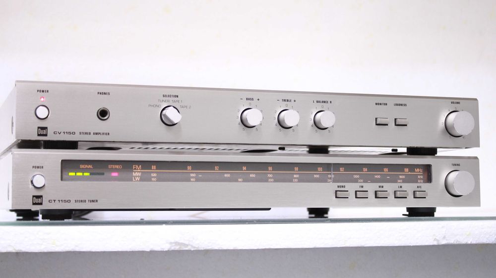 Statie+Tuner Dual,2x35W,slim,Germania(1980).