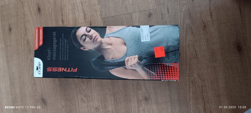 „Pistol de masaj Crane Fitness – relaxare profundă după efort, 30 nive