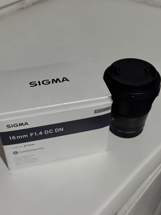 Объектив SonyE Sigma 16mm (F 1.4) DC DN (FS 67mm)