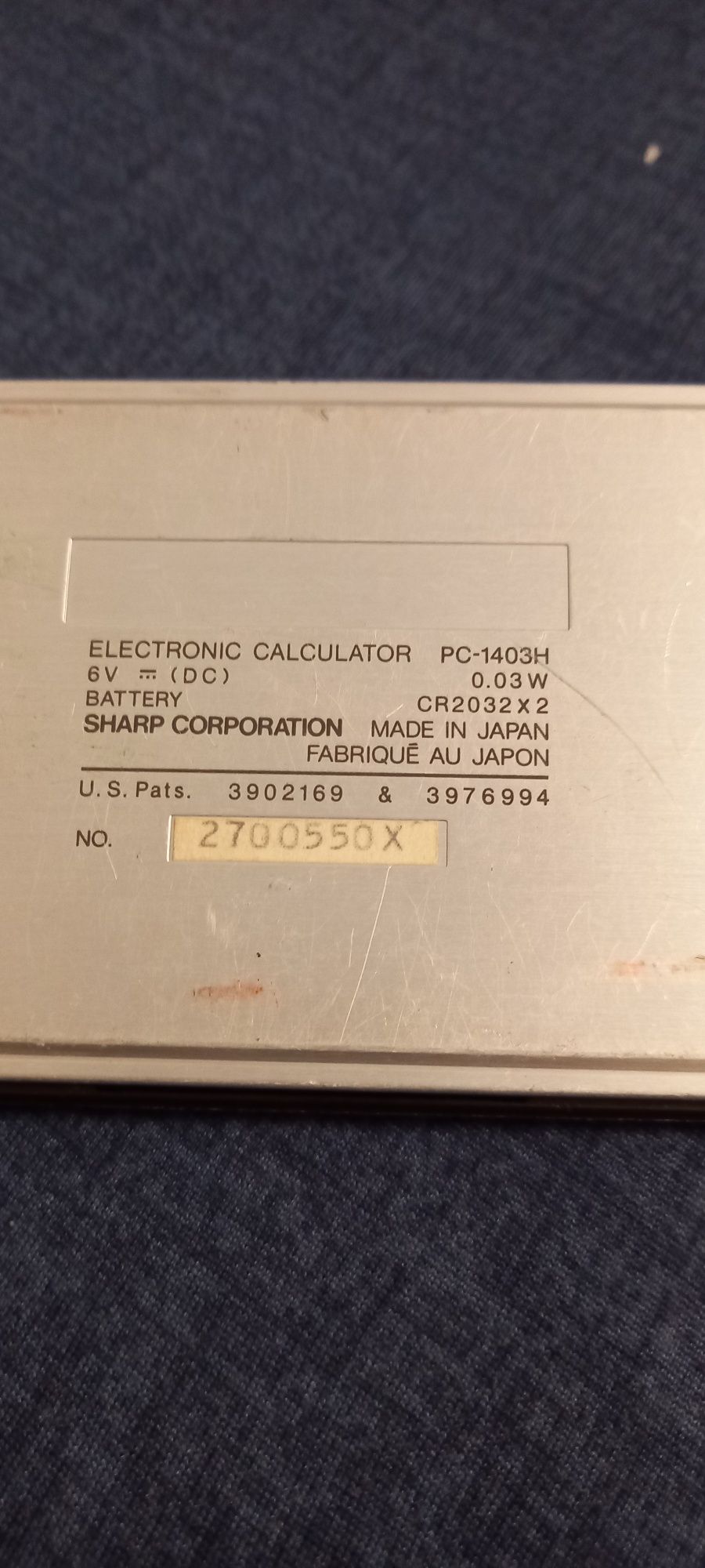 PC-1403H Sharp Pocket Computer/Calculator/PC Vintage