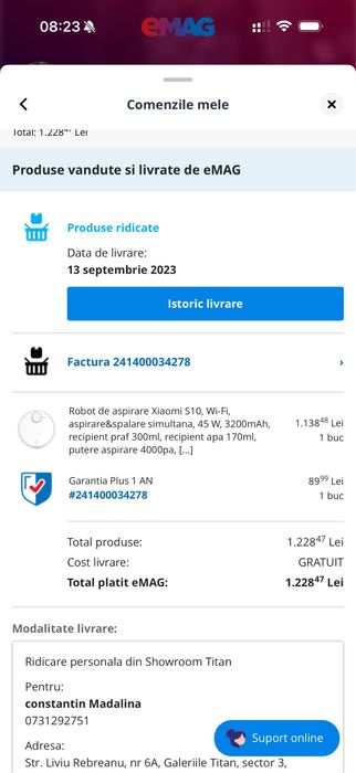 Vand robot de aspirare Xiaomi