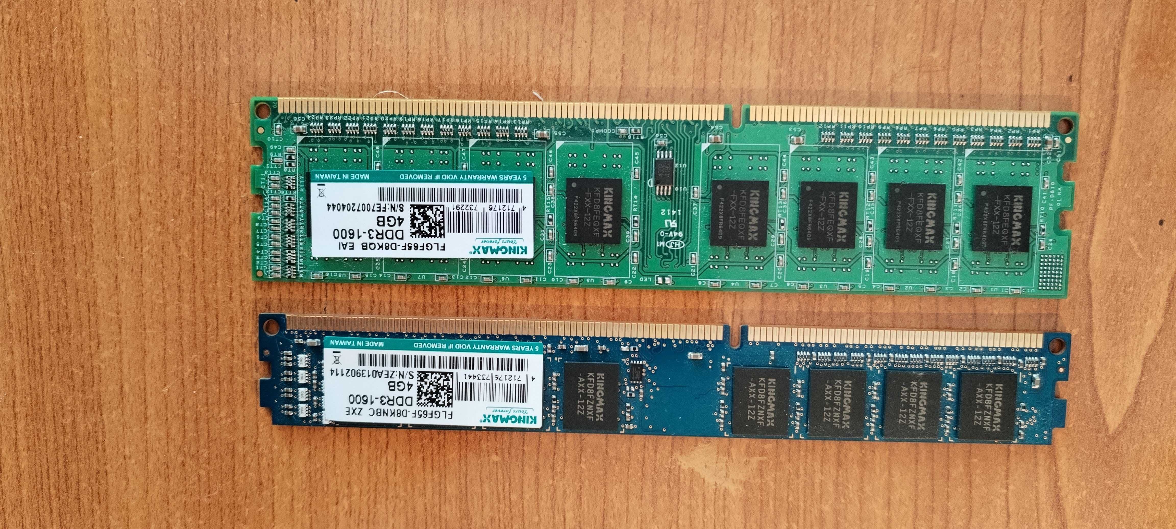 Memorii DDR3 2x4G (PC) ,si DDR4 2x8G (laptop)