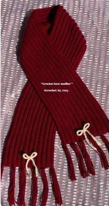 Вязаный шарф на заказ