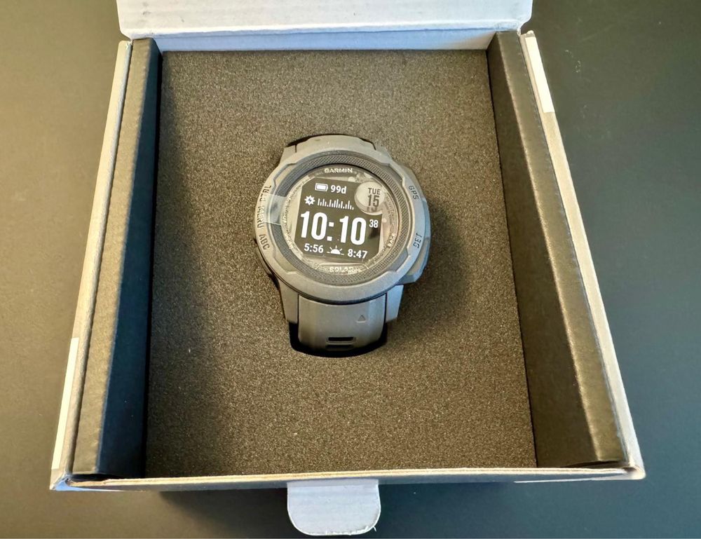 Smartwatch Garmin Instinct 2S Solar GPS Graphite Nou Transport Inclus