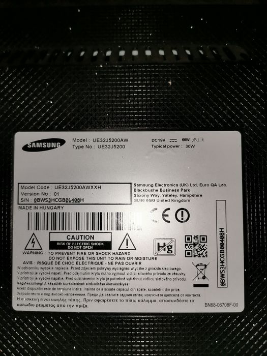 Placa de baza tv samsung