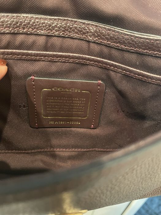 Coach чанта естествена кожа